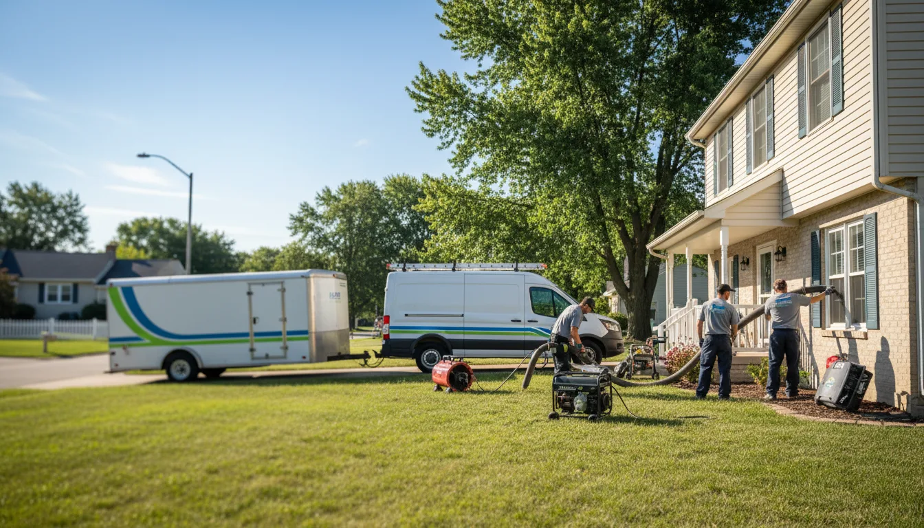 Flooded Basement Restoration And Cleanup With Repair in Hesston, KS near me